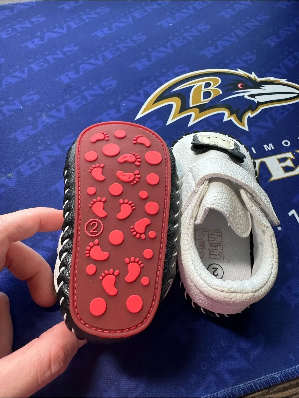 Infant Mickey Mouse moccasins